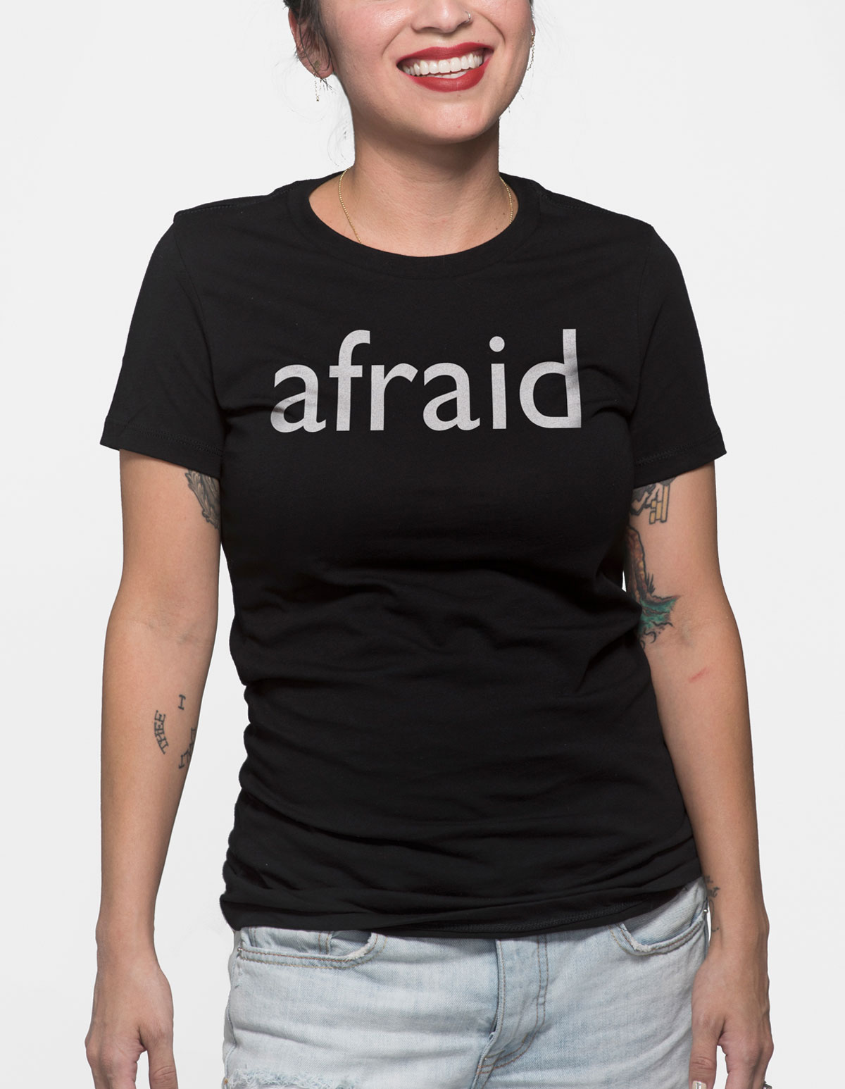 Afraid Women's T-Shirt