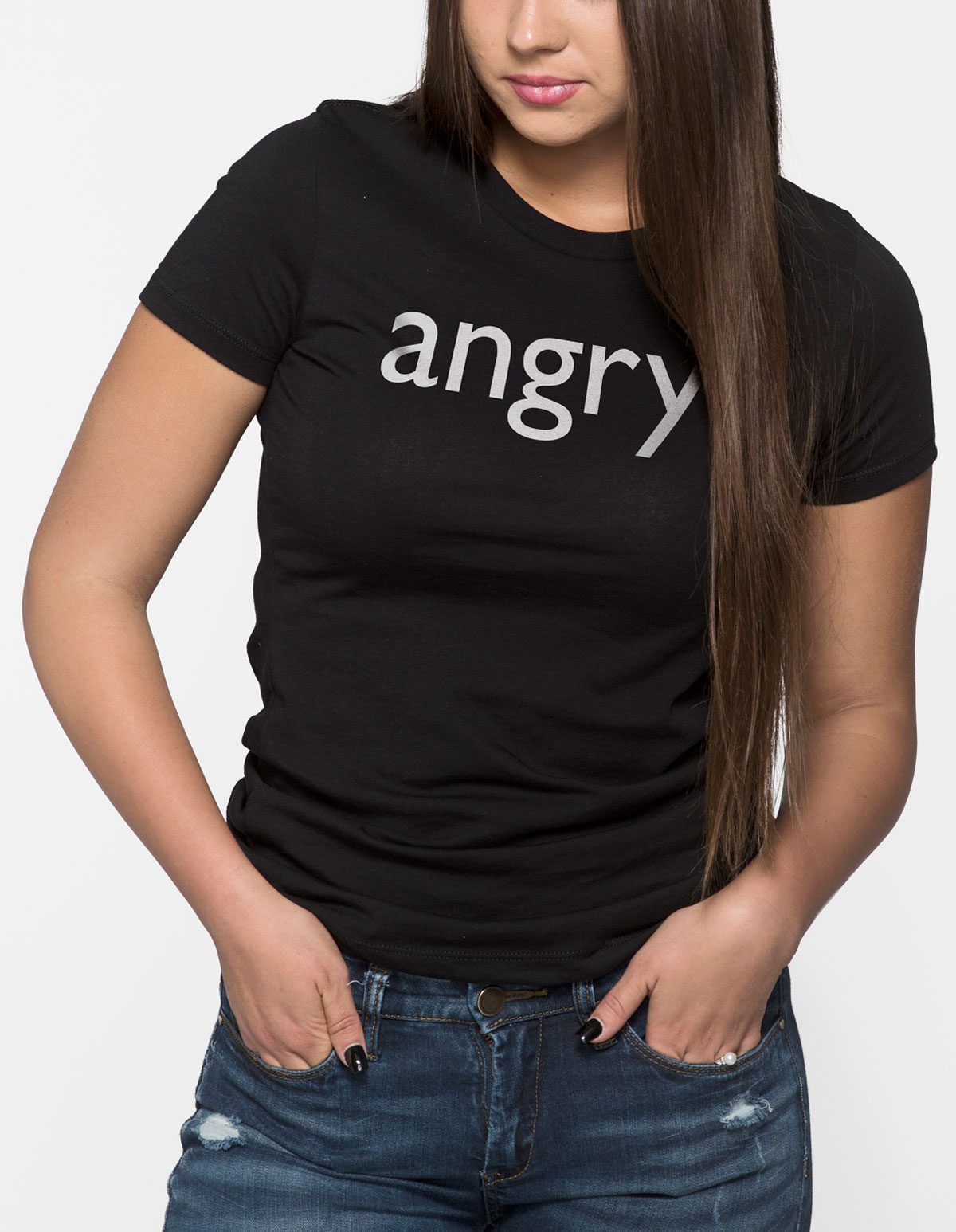 Angry Women's T-Shirt