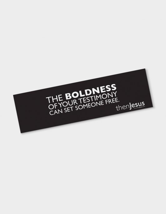 thenJesus Motto Bumper Sticker